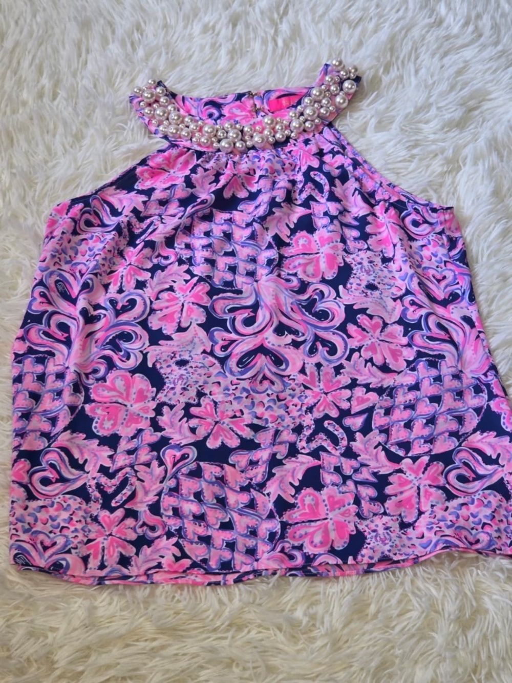 Rare Lilly Pulitzer Top "Love You Bunches"